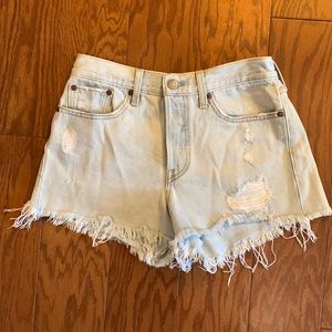 Levi’s Distressed Denim Shorts